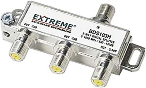 Extreme 3 vías desequilibrado HD digital 1 GHz alto rendimiento divisor de cable coaxial - - Imagen 9 de 12