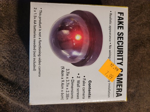 Fake Security Camera Battery Operated New Home Store Business Craft New Lot of 3 - Picture 3 of 6