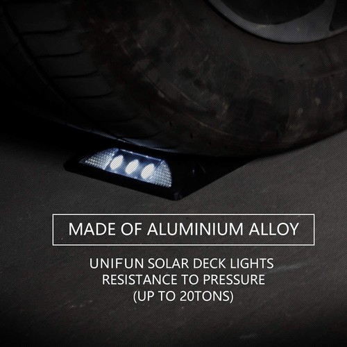 KMASHI Luces de Cubierta con Energía Solar Exterior Entrada LED Impermeable Ojos de Gato - Imagen 6 de 7
