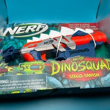 NERF DinoSquad STEGO-SMASH Dino Dart Blasting w/5 Nerf Darts
