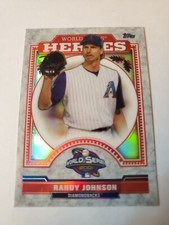 2014 Topps Chrome Update Mega Box World Series Heroes Randy Johnson #WSC-6