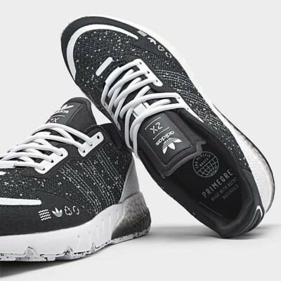 Adidas Men's ZX 1K BOOST Black White Casual Shoes Size GV7194