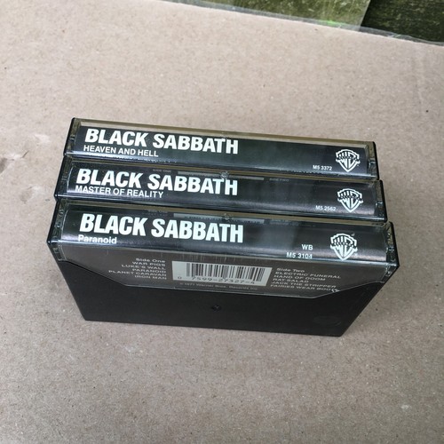 black sabbath cassette lot , master of reality , paranoid , heaven and hell 3 - Picture 3 of 11