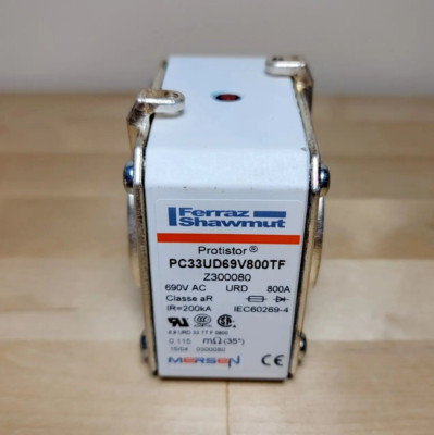 Ferraz Shawmut PC33UD69V800TF Protistor Fuse 690VAC 800A