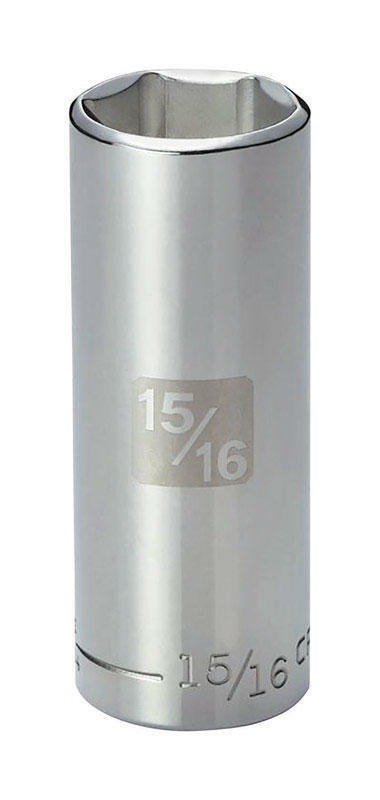 Craftsman 15/16 in. x 1/2 in. Drive SAE 6 Point Deep Socket Craftsman 15/16 in. x 1/2 in. Drive SAE 6 Point Deep Socket