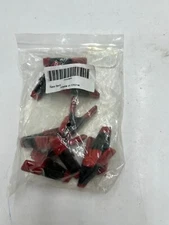 2 Packs of 10 - 2" Tent Clip Electrician Clamp A-Shaped Steel Spring Clip