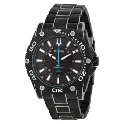 Bulova Precisionist Champlain Black Ion-plated SS Men's Bulova Precisionist Champlain Black Ion-plated SS Men's