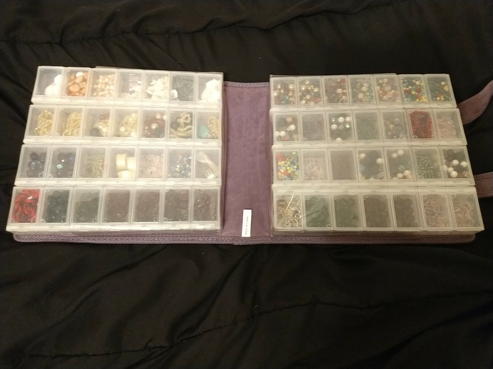 Craft Mates Lockables Ultrasuede Large Organizer Case Purple Ap90413