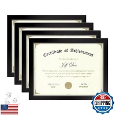 HappyHapi Certificate Frame 8.5x11, Degree Frame for Diplomas, Degree certifi