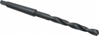 Value Collection 3/8'', 1MT 118° Point High Speed Steel Taper Shank Drill Bit
