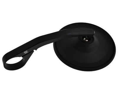 Lenkerendenspiegel SHINYO CIRCULA-S lang schwarz Universal Motorrad Spiegel rund