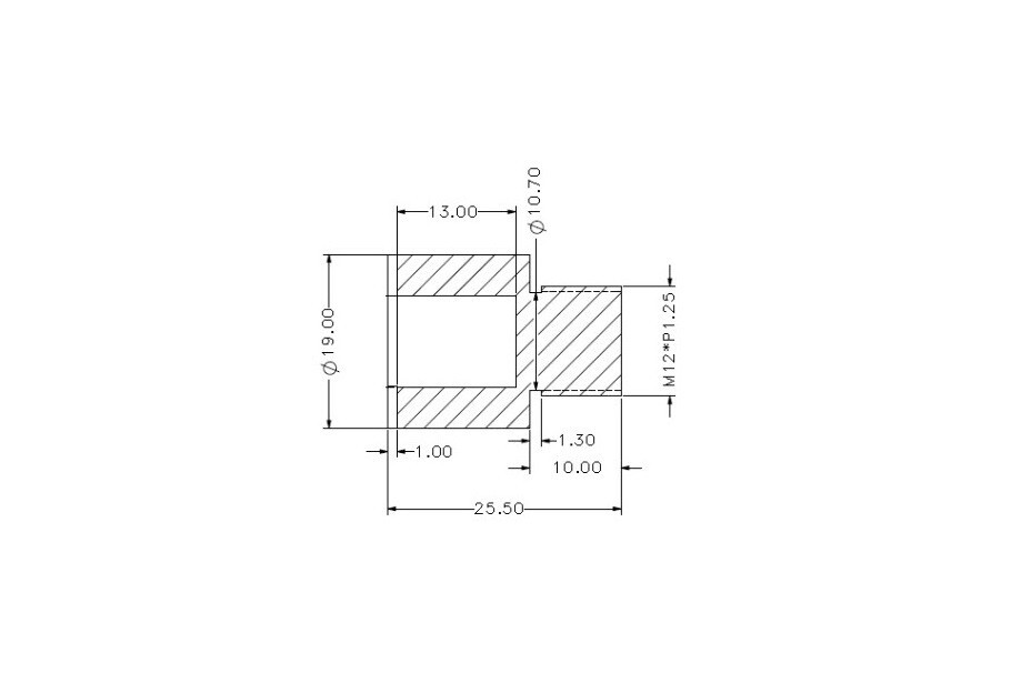 SHIFT SOLUTIONS CO. 3/8-16 (ID) TO 12X1.25MM (OD) SHIFTER KNOB THREAD ADAPTER SHIFT SOLUTIONS CO. 3/8-16 (ID) TO 12X1.25MM (OD) SHIFTER KNOB THREAD ADAPTER
