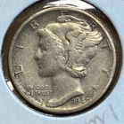 1940 D Mercury 10¢ VF m1