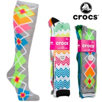 8 Pairs Crocs Womens Knee High Socks Printed Ladies Colorful Fits Shoe Size 4-10 on sale 8 Pairs Crocs Womens Knee High Socks Printed Ladies Colorful Fits Shoe Size 4-10 on sale