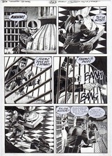 MAURIZIO DOTTI - TAVOLA ORIGINALE TEX - 'PANICO A TEATRO'