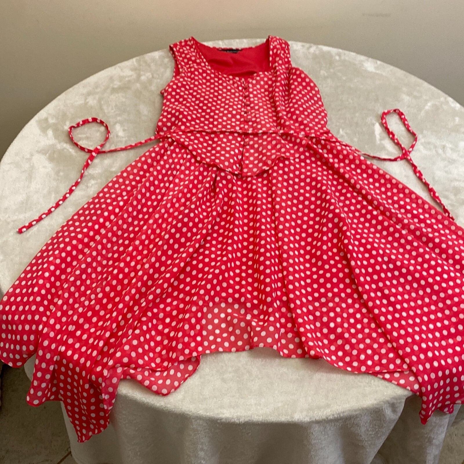 mlle gabrielle polka dot dress