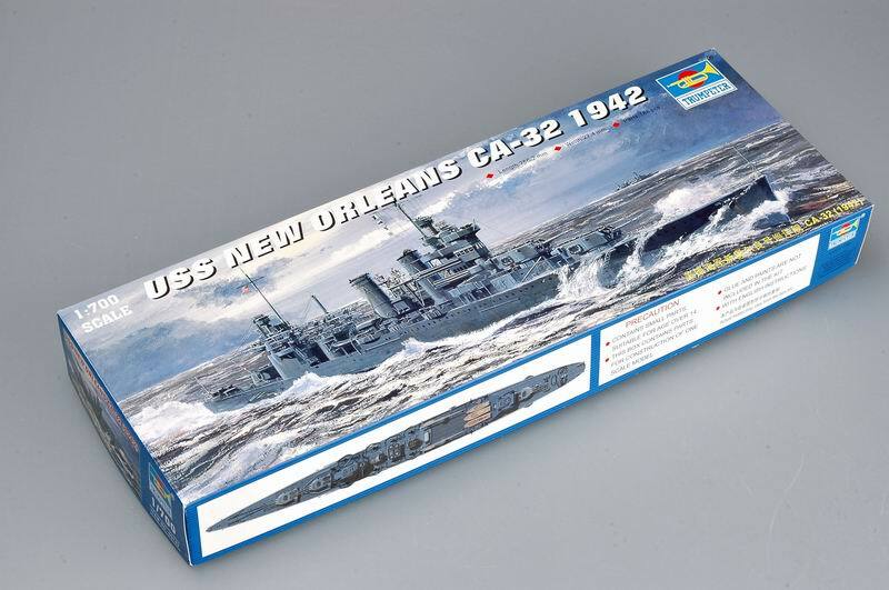Trumpeter 05742 1/700 Scale Model Kit WWII U.S Cruiser USS New
