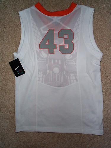 ($60) Camiseta deportiva de baloncesto NIKE Syracuse naranja naranja hombre JÓVENES NIÑOS NIÑOS (m-mediana - Imagen 2 de 3