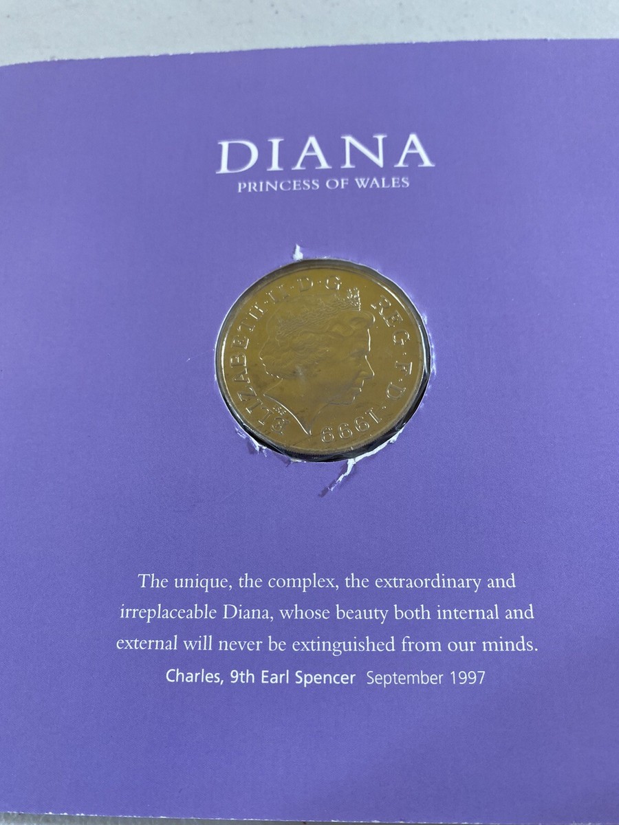 British Royal Mint Diana Princess Of Wales Memorial Coin 13B49 | eBay