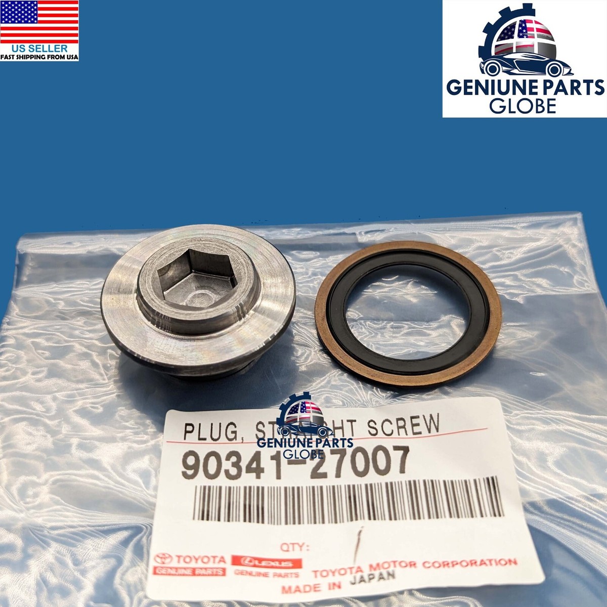 GENUINE LEXUS GS300 SC300 IS300 CAMSHAFT TIMING PULLEY PLUG W