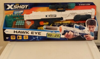 X-Shot Excel Hawk Eye (5 Cans,12 Darts) - Zuru Dart Blaster w Scope