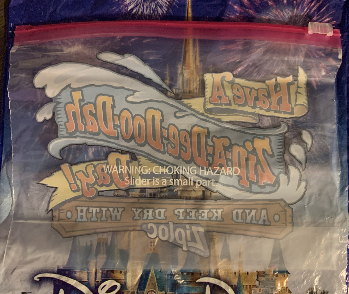Disney Parks Splash Mountain Ziploc Bag Retired | eBay
