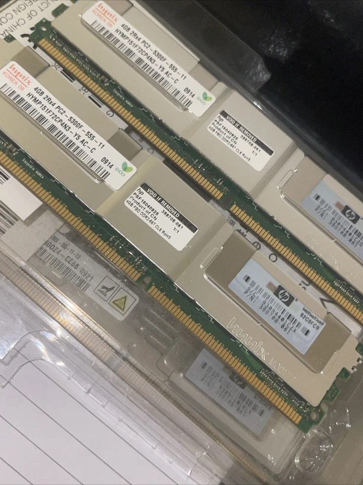 (Hynix 16GB) 4 x 4GB 2Rx4 PC2-5300F - Image 3 of 3