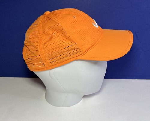 Nike Golf Mujer Verano Deporte Pluma Golf Sombrero Naranja Perforado - 639635 - Imagen 3 de 10