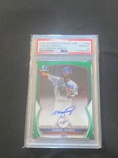 Samuel Munoz 2023 Bowman chrome mega box auto autograph #39/99 psa 10