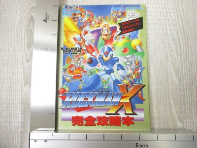 ROCKMAN X Mega Man Perfect Guide Nintendo Super Famicom SNES Japan