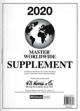H E Harris Master World Stamp Album Supplement 2020 (HE Master Worldwide 2020)