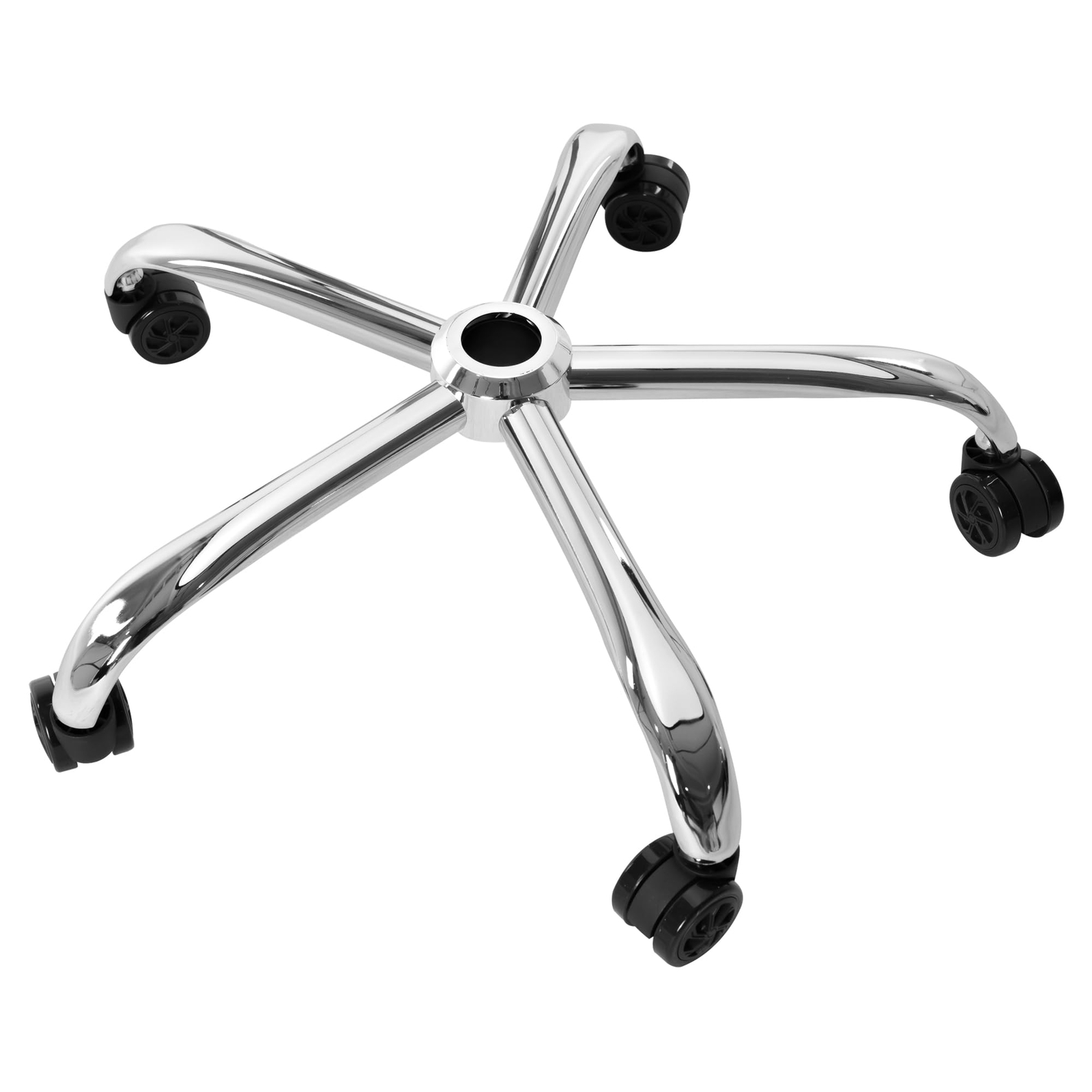 Heavy Duty 2500LB Metal Office Chair Base Replacement with Wheels-image
