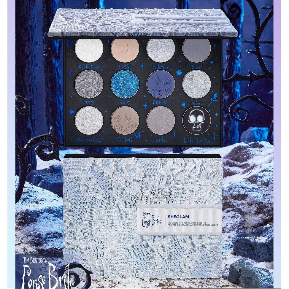 Tim Burton CORPSE BRIDE COLLECTION Sheglam MOONLIGHT EYESHADOW