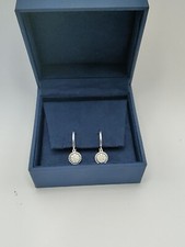 14kt White Gold And Diamond Drop Earrings 0.25cts Or Greater Costco