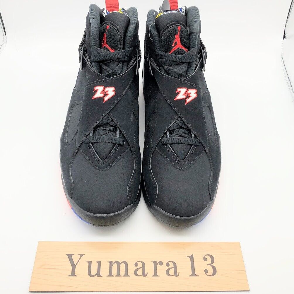 Nike Air Jordan 8 Retro Playoffs 2023 Black 305381-062 Men's Nike Air Jordan 8 Retro Playoffs 2023 Black 305381-062 Men's