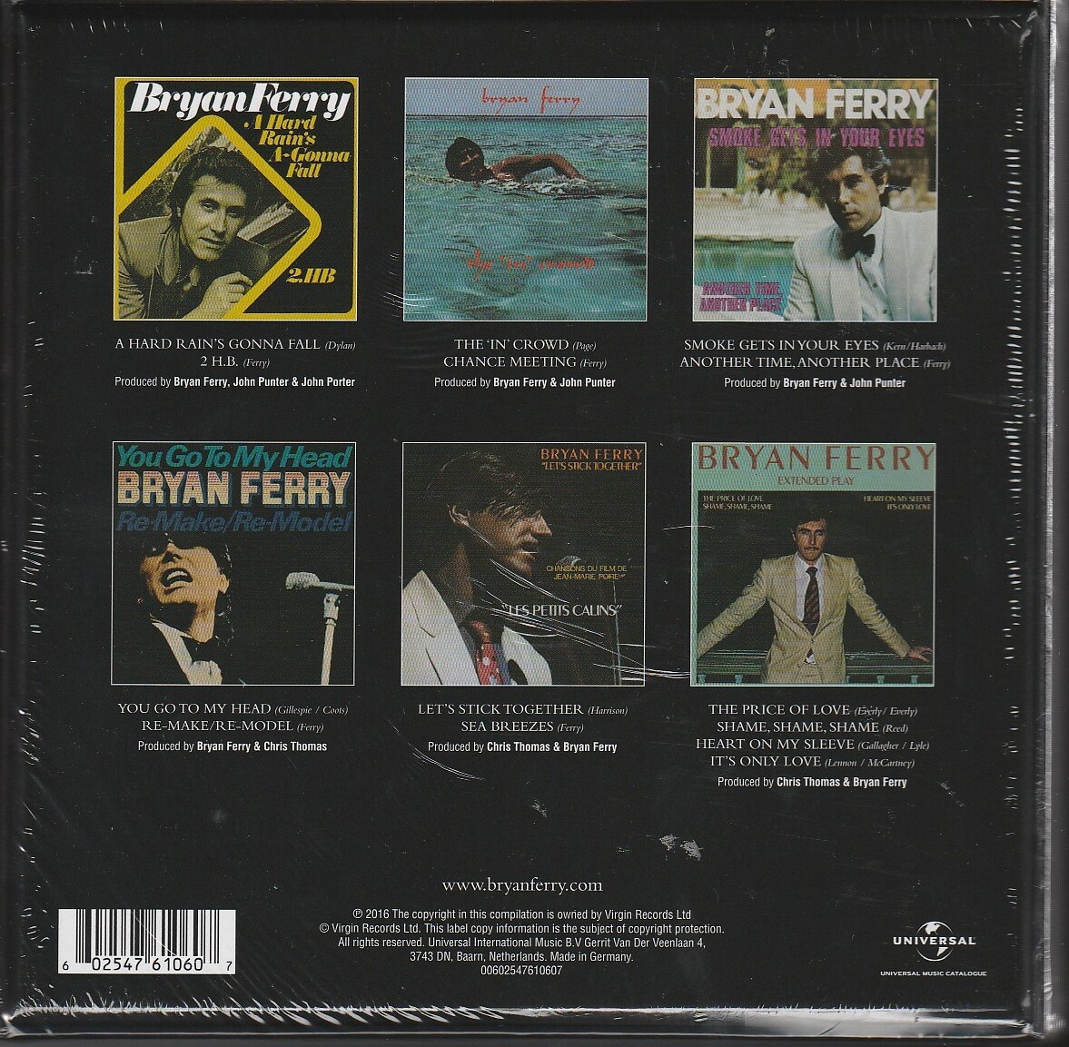 Bryan Ferry The Island Singles 1973-1976 5 x 7