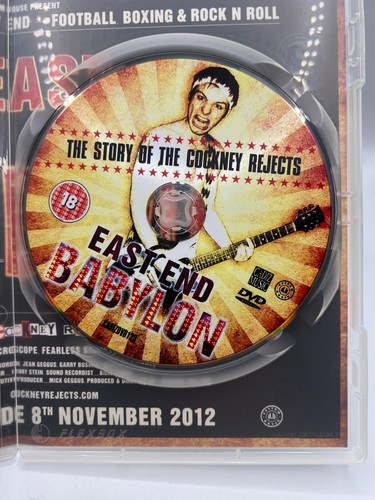 COCKNEY REJECTS East End Babylon DVD w/ Slipcover Region Free - PLEASE READ - Picture 6 of 9