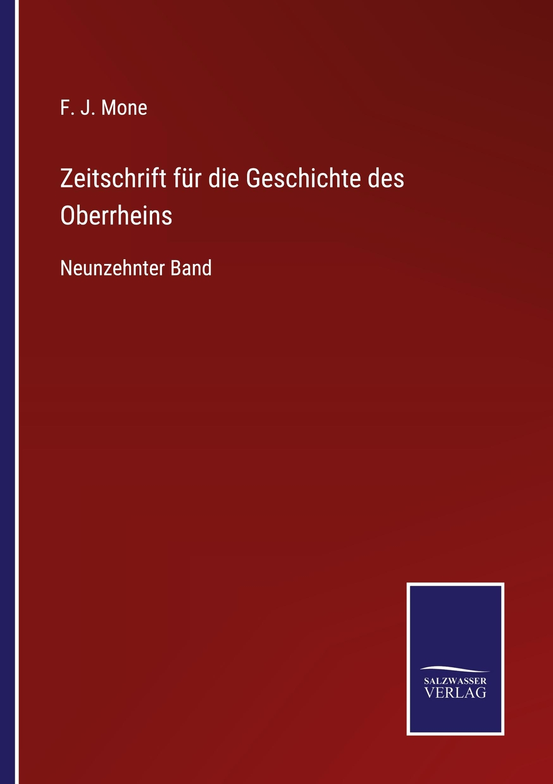 Thumbnail - Zeitschrift Für Die Geschichte Des Oberrheins