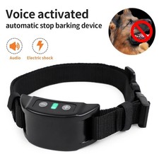 Rechargeable Dog Bark Collar with Beep Vibration and Shock,Anti Barking Collar..