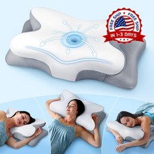 Almohadas Ortopedicas Para Cervical Alivio Dolor Cuello Foam Memory Dormir Bien