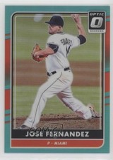 2016 Panini Donruss Optic Aqua 212/299 Jose Fernandez #112 fm0