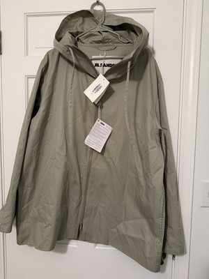 New Jil Sander 54 XL Green Grey Jacket Dual Zip Men s