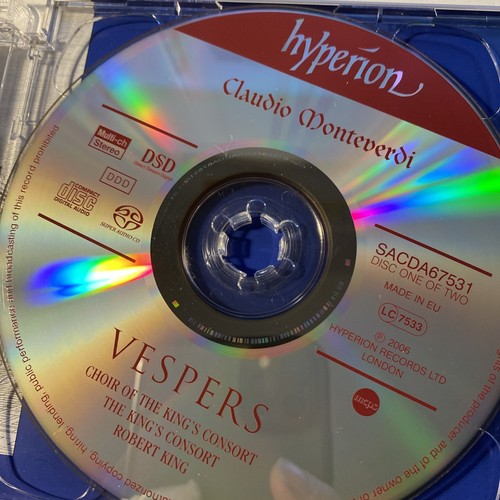 Monteverdi Vespers R. King The King’s Cosort CD 2006 Hyperion - Bild 3 von 6