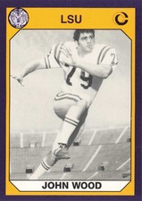 1990 Collegiate Collection LSU Tigers #78 John Wood