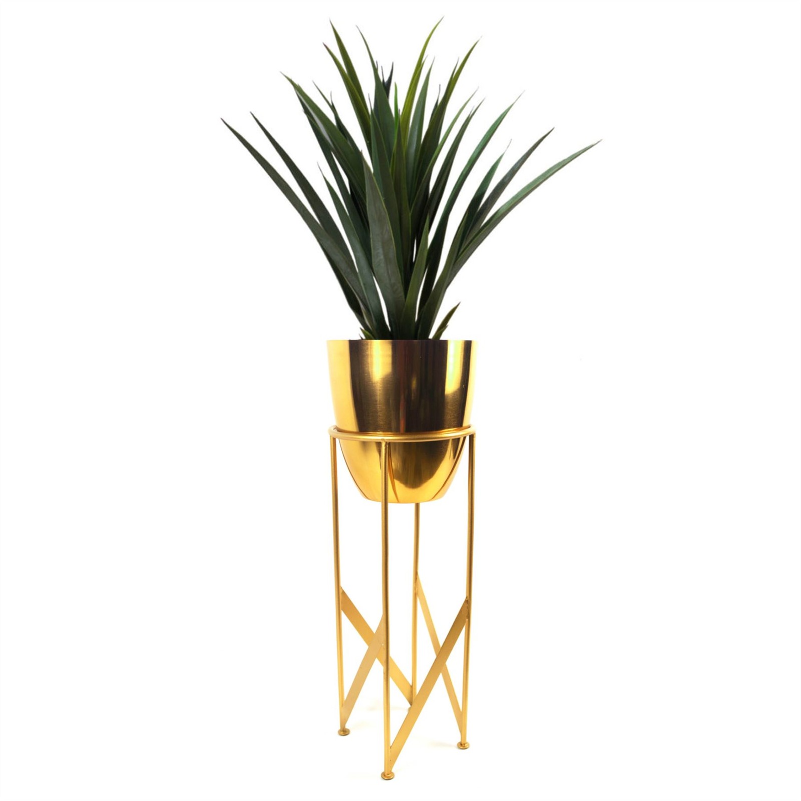 Botanik Yukka Artificial Plant - 3ft - Gold - Image 2
