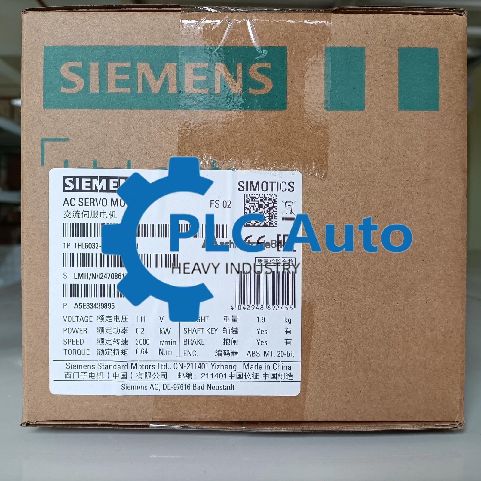 1PCS NEW Siemens Servo Motor 1FL6032-2AF21-1LB1