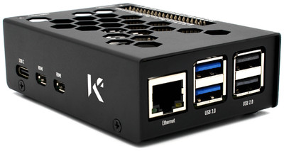 KKSB Gehäuse für Raspberry Pi 5, GPIO Zugang, lasergeschnitten, sandgestrahlt,