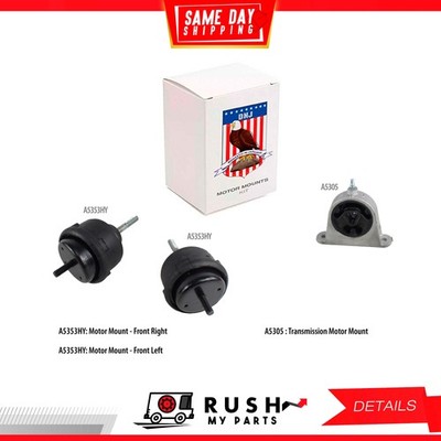 07-08 NEW Motor & Trans Mount Kit For Chrysler 3.8L-4.0L V6 SOHC 24v DNJ MMK1069