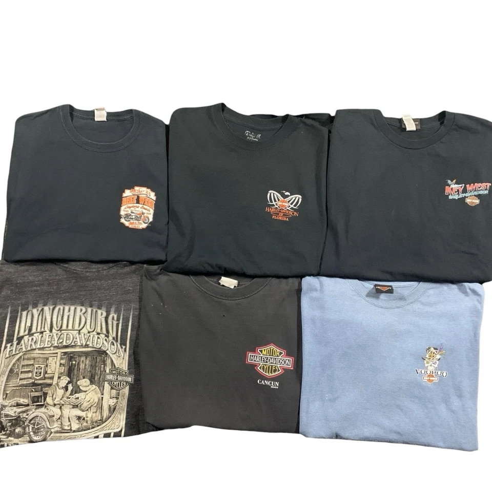 Paquete de camisetas Harley Davidson motocicletas/motociclistas (12 camisetas) Foto 4 de 4