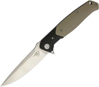 Bestech Knives Swordfish G10 Linerlock Beige D2 New